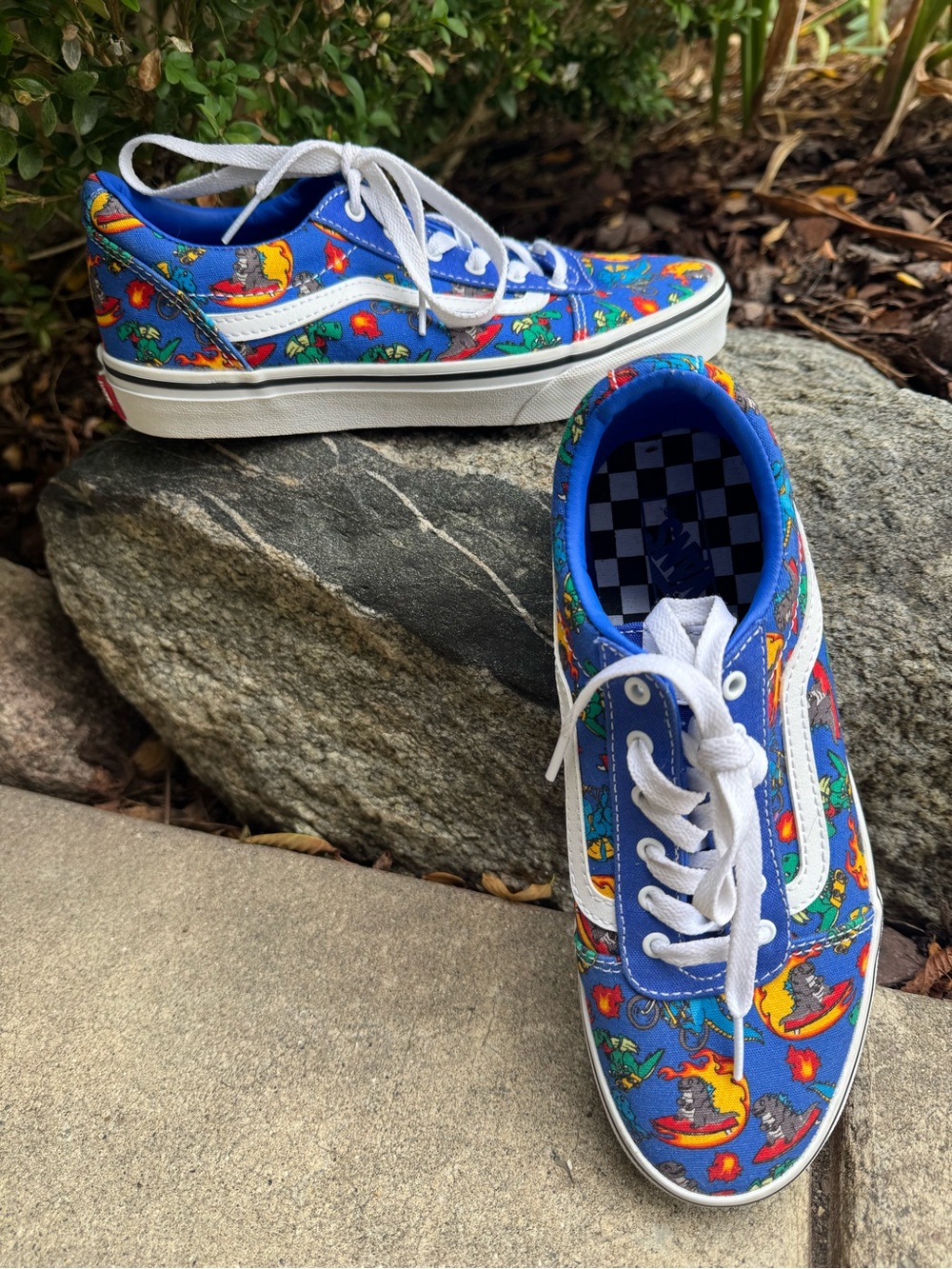 Vans Ward Dragon Explorer Sneakers Youth Sz 5 NWOT